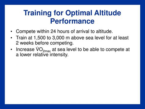 Ppt Exercise At Altitude Powerpoint Presentation Free Download Id