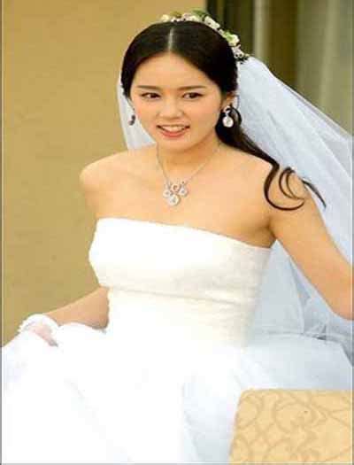 Wedding Wedding Dress Actress Korean Han Ga In In Wedding Day