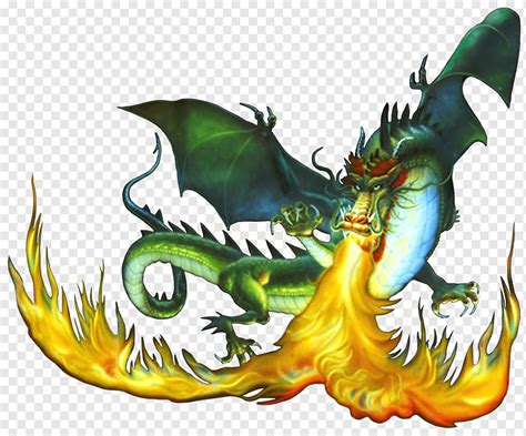 Respiração do fogo do dragão dragão respirador de fogo dragão desenhos animados personagem
