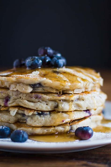 Vegan Blueberry Pancakes Food With Feeling