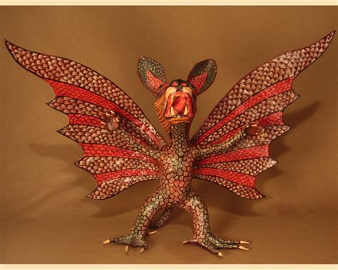 Lacalaca Paper Mache Alebrije By Pedro Linares Mexican Folk Art