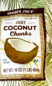 Trader Joe S Frozen Just Coconut Chunks Reviews Trader Joe S Reviews