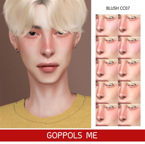 Gpme Gold Blush Cc07 Shy Blush At Goppols Me Sims 4 Updates