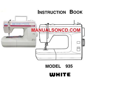 White 935 Sewing Machine Instruction Manual