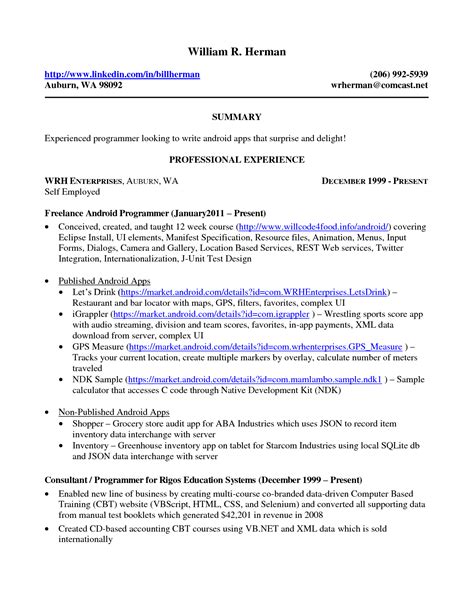 How to write a cv learn how to make a cv that gets interviews. Sample Resume Self-Employed Person A Success Of Your ...