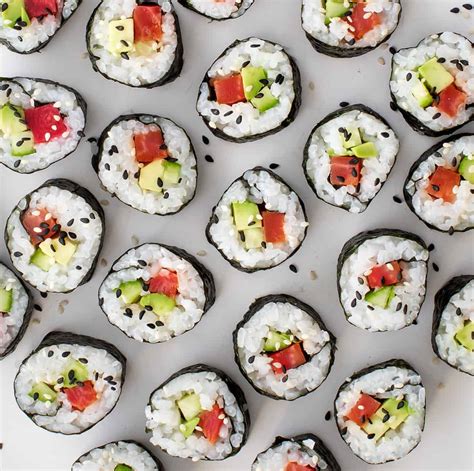 עופרת הומניסטי גל Vegan Sushi Rolls Recipe אוויר רומנטי בגדים