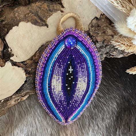 COSMIC BEADED VULVA Indigenous Beadwork Anishinaabe Art Etsy