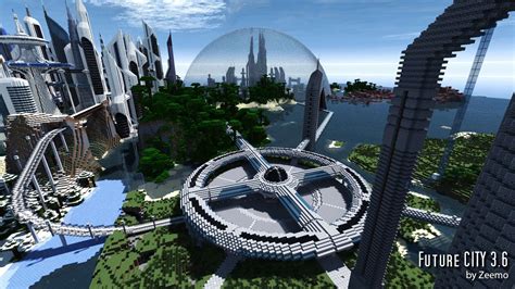 Futuristic Building Minecraft Project 008
