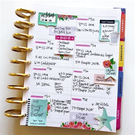 Simple Happy Planner ️ Ideas