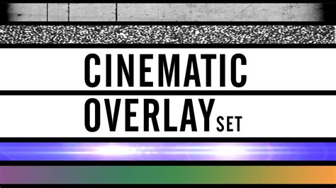 Cinematic Overlay Set Filmora Effects Store Youtube
