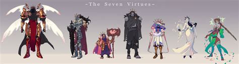 Ocs The Seven Heavenly Virtues By Darkthief1096 On Deviantart