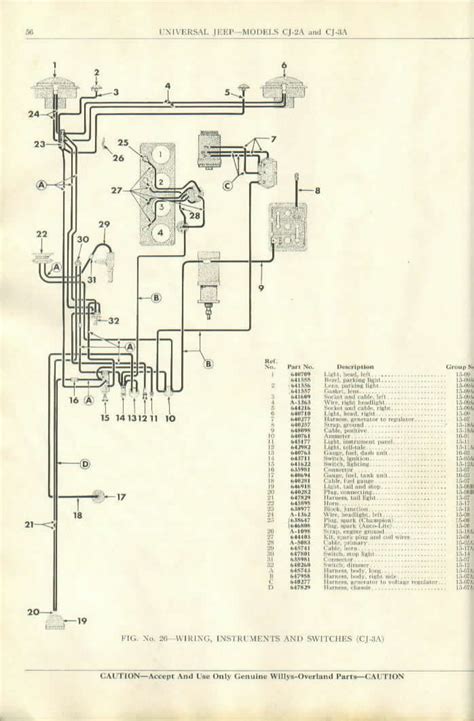 Willys Station Wagon Wiring Diagram