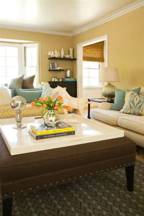 50 Pretty Accent Walls Living Room Home Decor Ideas Yellow Walls