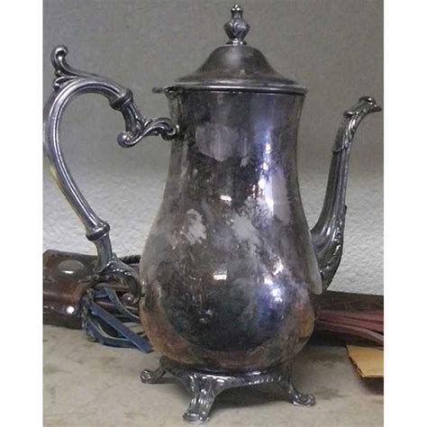 Silver Plated Coffee Urn Marked Wm Rogers 800