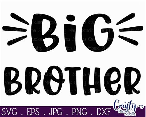 Big Brother Svg - Brother Svg By Crafty Mama Studios | TheHungryJPEG