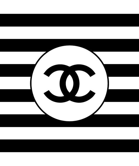 Printable Chanel Logo Pattern