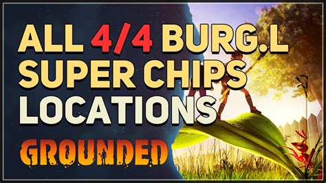 All Burg L Super Chip Locations Grounded Youtube