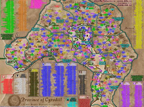 The Elder Scrolls Iv Oblivion Annotated And Interactive Maps