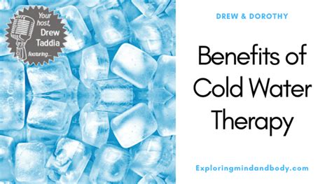 Emb 491 Benefits Of Cold Water Therapy Exploring Mind And Body