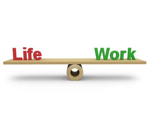 Life And Work Text On Balance Scale Stock Photo Powerpoint Slide