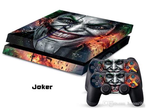 2018 Joker Cool Decal Skin Protective Sticker For Sony Ps4