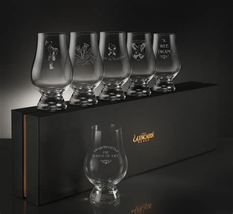 Crystal Glencairn Whisky Glasses 6 Unique Scottish Designs For The