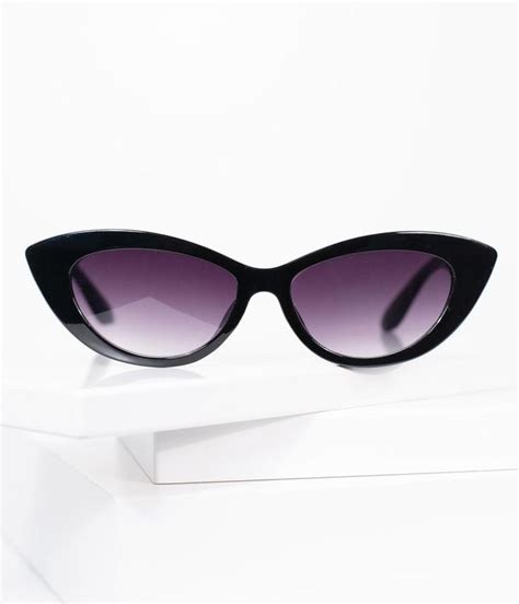 Vintage Style Black Cat Eye Tasty Sunglasses In 2020 Black Cat Eyes