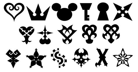 Kingdom Hearts Symbols Wallpaper Complete Ver 1 By Project Zaephys