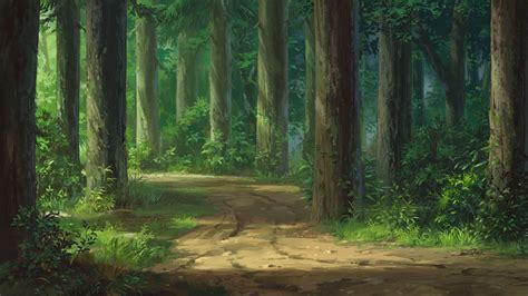 Forest By Andanguyen On Deviantart Dibujo Bosque Ilustración De