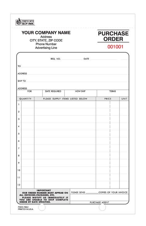 11 Purchase Order Forms Ideas Purchase Order Form Purchase Order