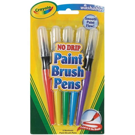 Crayola Paint Brush Pen Set 5 Colors