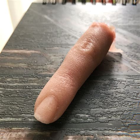 Severed Realistic Silicone Finger Unpainted Realistic Finger Etsy
