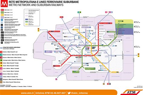 Mappa Metro Milano Mappa Della Metropolitana Di Milano