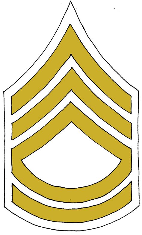 U S Army Cold War E 7 Sergeant 1st Class Rank Insigni