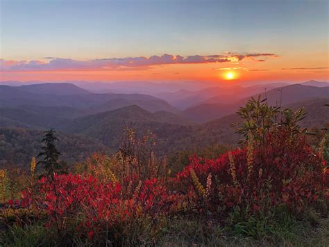 Early Fall Sunset On The Blue Ridge Parkway Brevard Nc Oc 4032 ×