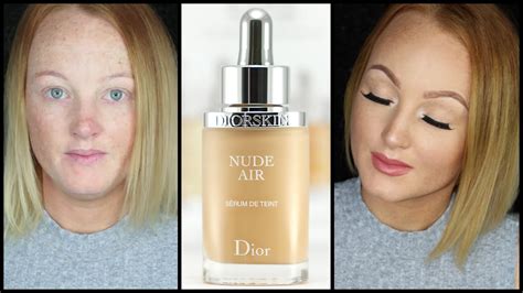 Dior Diorskin Nude Air Foundation First Impression Review Youtube