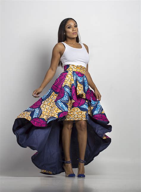 ankara product of the day ivie high low skirt set by n omose couture ankara skirt styles