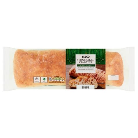 Tesco Ciabatta Bread Each Tesco Groceries