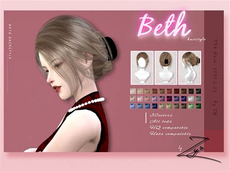 The Sims Resource Beth Hairstylezy