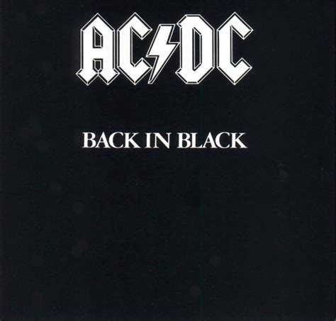 Discos para história Back in Black do AC DC 1980