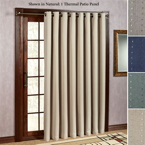 Thermal Blackout Curtains For Sliding Glass Doors Sliding Doors
