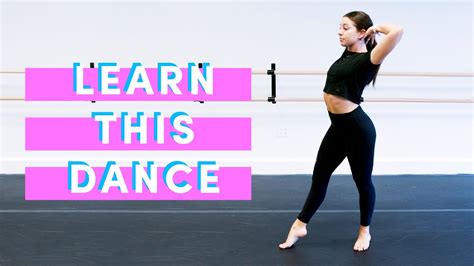 Contemporary Dance Routine Tutorial Youtube