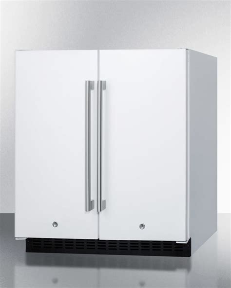 Summit Ffrf3075w 30 Inch Undercounter Side By Side Refrigerator With 5
