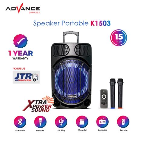 Speaker Meeting Bluetooth Salon Advance K Speaker Aktif Gratis Mic Lazada Indonesia