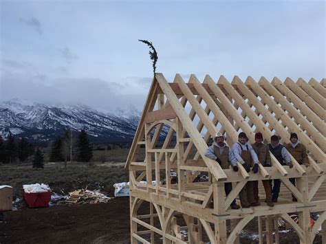 Custom Timber Frame In Jackson Wyoming
