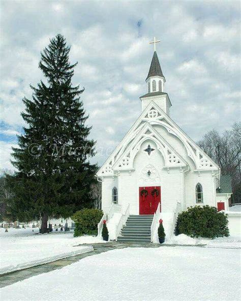 Pin By Ed Redden On Winter Scenes Country Church Catholic Church