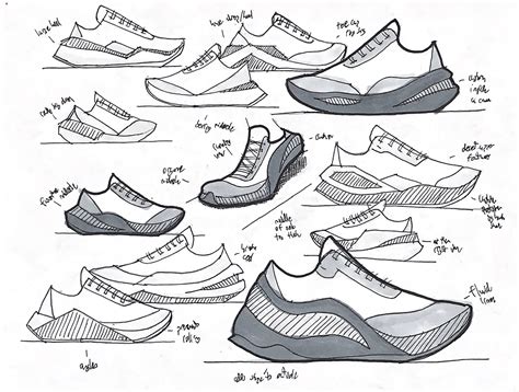 Running Shoe Sketches On Behance