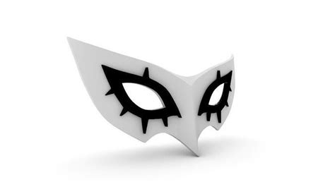 Joker Mask Persona 5 Wearable 3d Model 3d Printable Cgtrader
