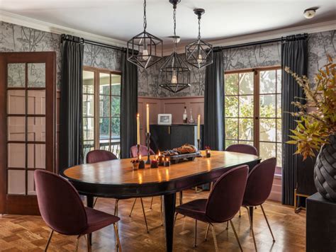 Before And After Moody Modern Traditional Dining Room Design Blog