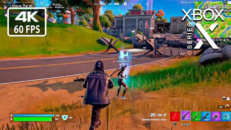 Fortnite Xbox Series X 4k 60fps Gameplay No Building Chapter 3 Season 2